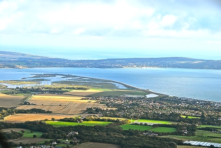 View over Milford on Sea