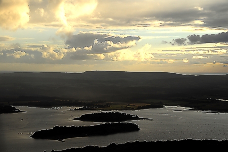 View over Milford on Sea