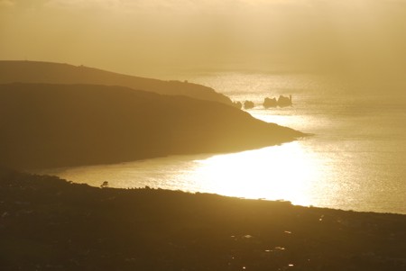 The Needles, late evening